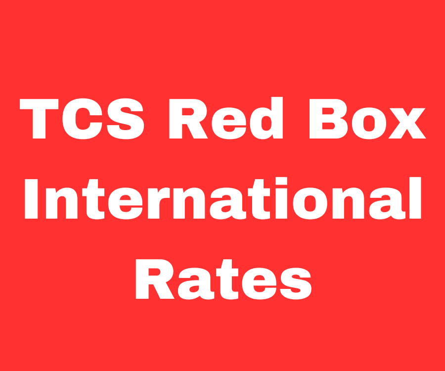 TCS red box international rates