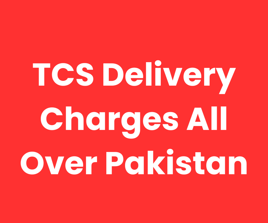 tcs delivery charges all over pakistan
