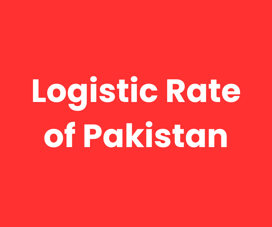 Logistic rate of Pakistan